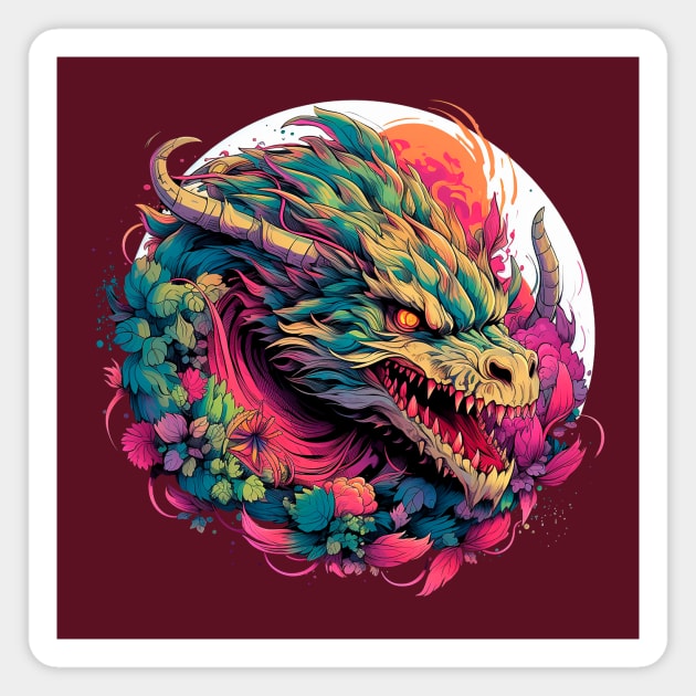 Fantasy Kingdom Dragon Magnet by enyeniarts